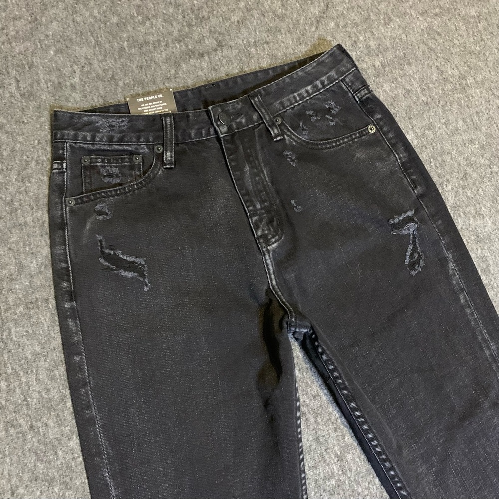 The People VS Black Washed Distressed Jeans - Picture 2 of 8